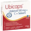 Ubicaps Ubikinoli 100mg + C+ Seleeni 40 kaps.