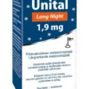 Unital Long Night 1,9 mg 60 tabl. - Pitkävaikutteinen melatoniini