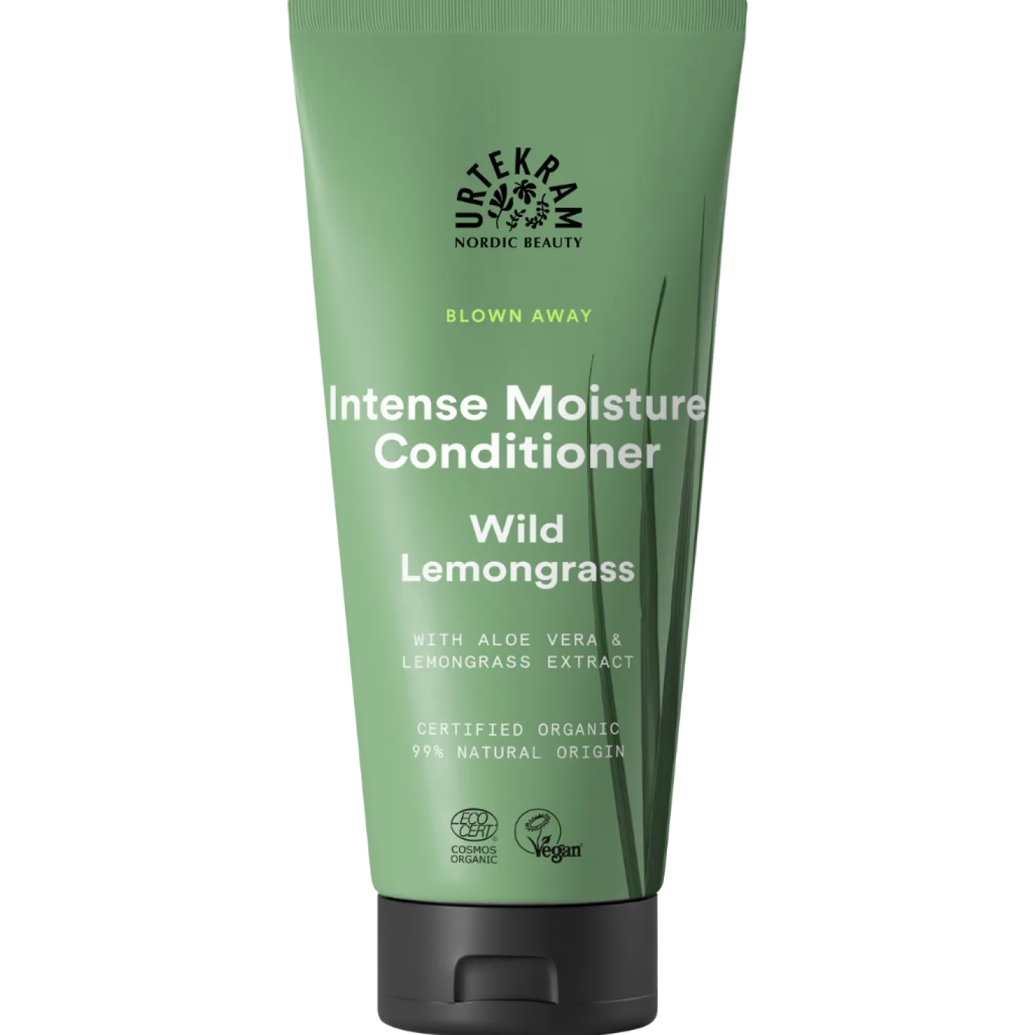 Urtekram Intense Moisture Conditioner Wild Lemongrass 180 ml - Hoitoaine