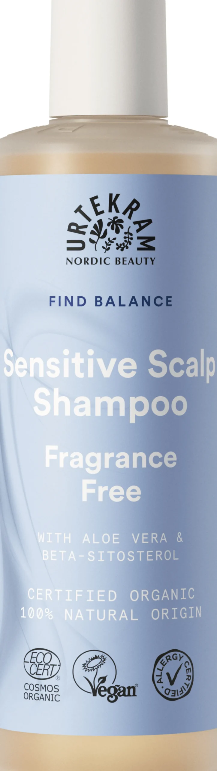 Urtekram Sensitive Scalp Shampoo Fragrance Free - Shampoo Hajusteeton 250 ml