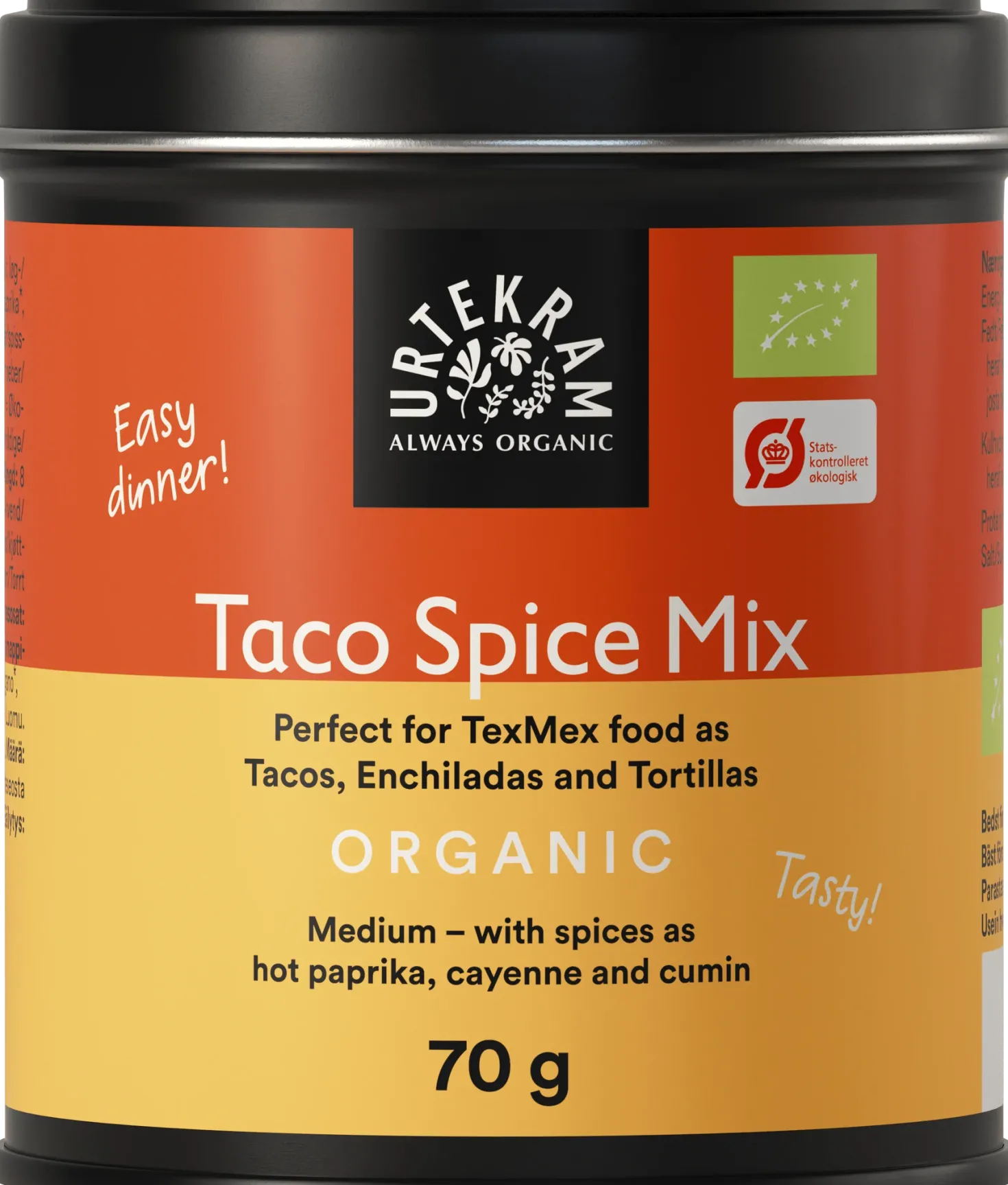 Urtekram Taco Spice Mix 70 g