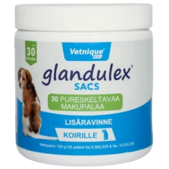 Vetnique Glandulex Sacs - Lisäravinne koirille 30 purutabl.