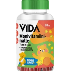 Vida Monivitamiininalle Tutti Frutti 60 kpl - Päiväys 12/2026