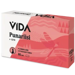 Vida Pitkävaikutteinen Punariisi + Q10 60 kaps.