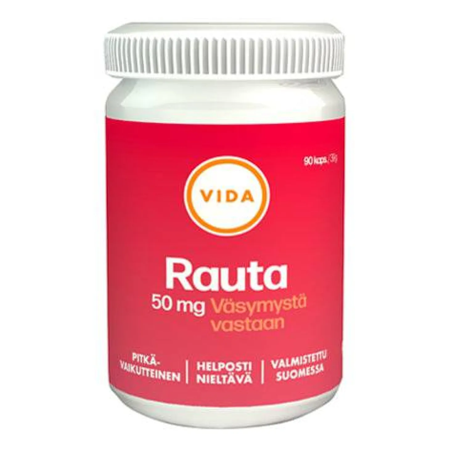 Vida Rauta 50 mg - Pitkävaikutteinen 90 kaps.