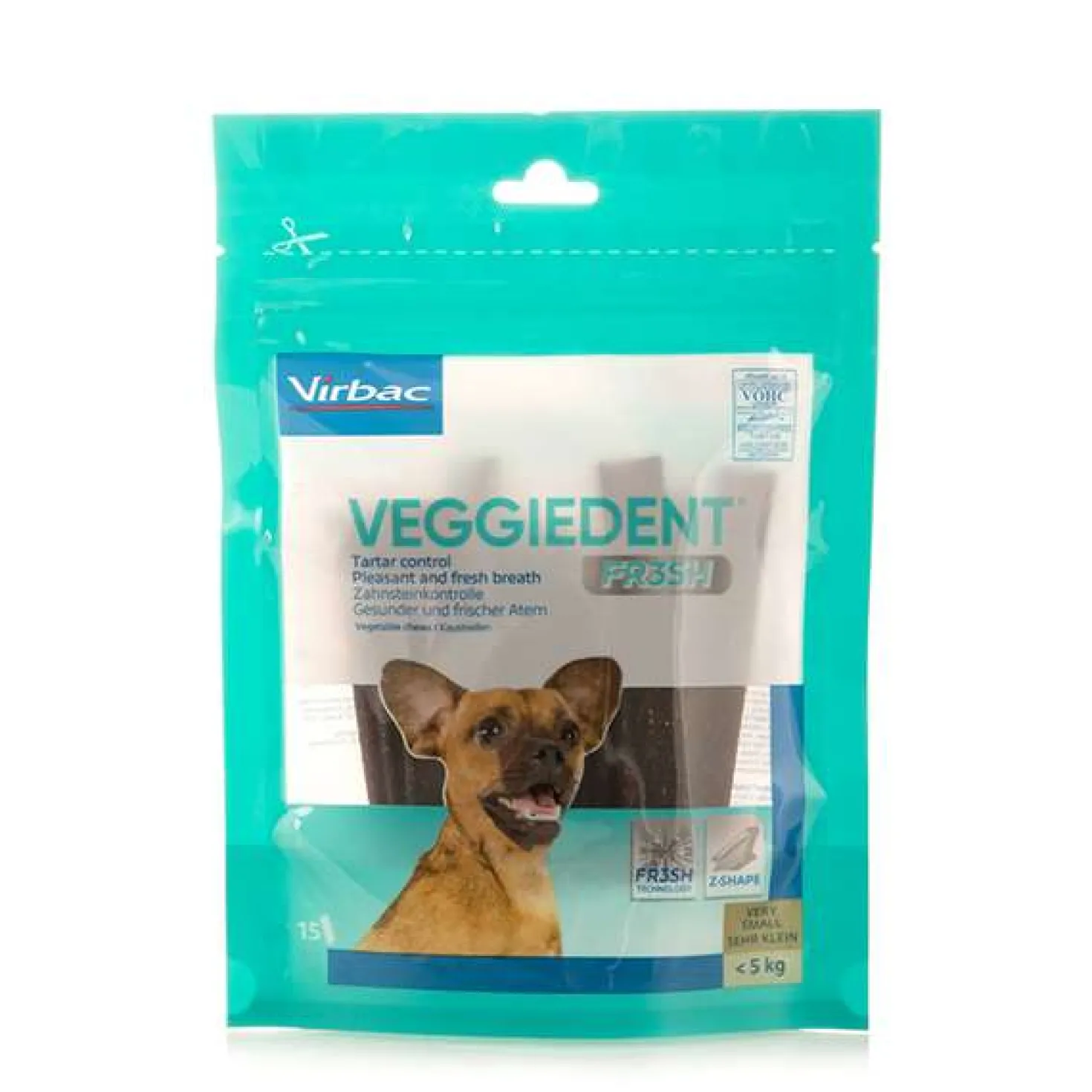Virbac Veggiedent FR3SH - VERY SMALL < 5 kg - 15 kpl - uudistuu