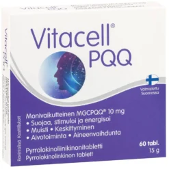 Vitacell PQQ - Pyrrolokinoliinikinonitabletti 60 tabl.