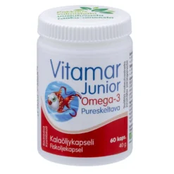 Vitamar Junior Omega-3 kalaöljy 60 kaps.
