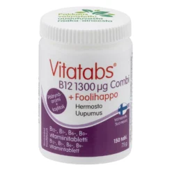 Vitatabs B12 1300 µg Combi + Foolihappo 150 tabl.