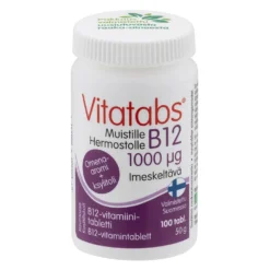 Vitatabs B12 1000 µg Omena 100 tabl.