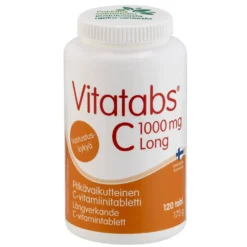 Vitatabs C 1000 mg Long - Pitkävaikutteinen C-vitamiinitabletti 120 tabl.