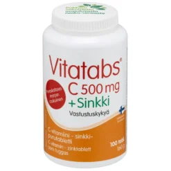 Vitatabs C 500 mg + Sinkki 100 purutabl.