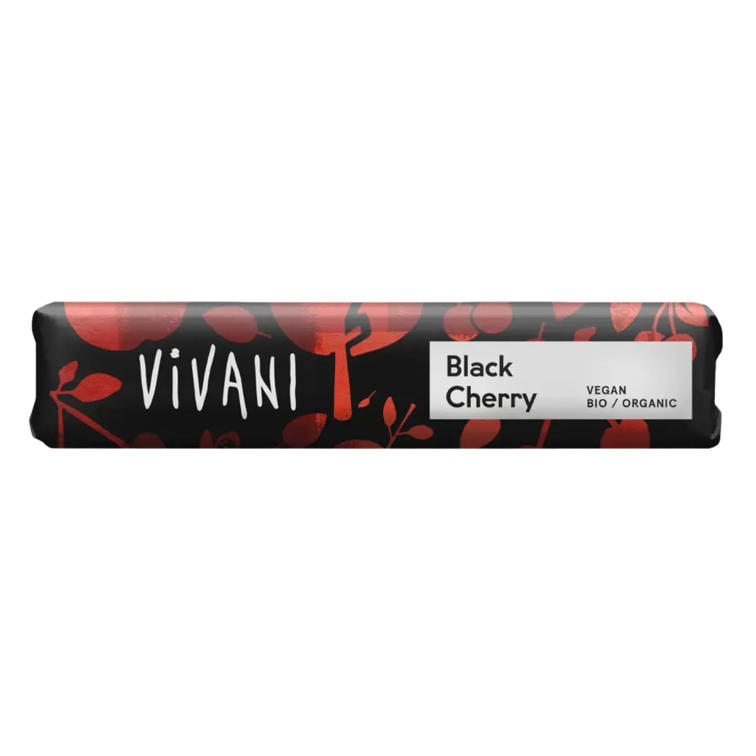 Vivani Black Cherry - Luomu Kirsikka Tummasuklaapatukka 35 g