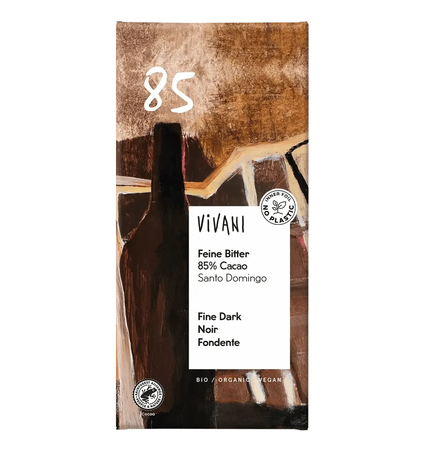 Vivani Fine Dark Cacao - Luomu Tummasuklaa 85 % 80 g
