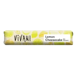Vivani Lemon Cheesecake - Luomu Sitruuna-juustokakku Suklaapatukka 40 g - päiväys 11/2026