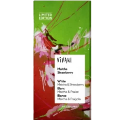 Vivani Matcha Mansikka Valkosuklaa 80 g
