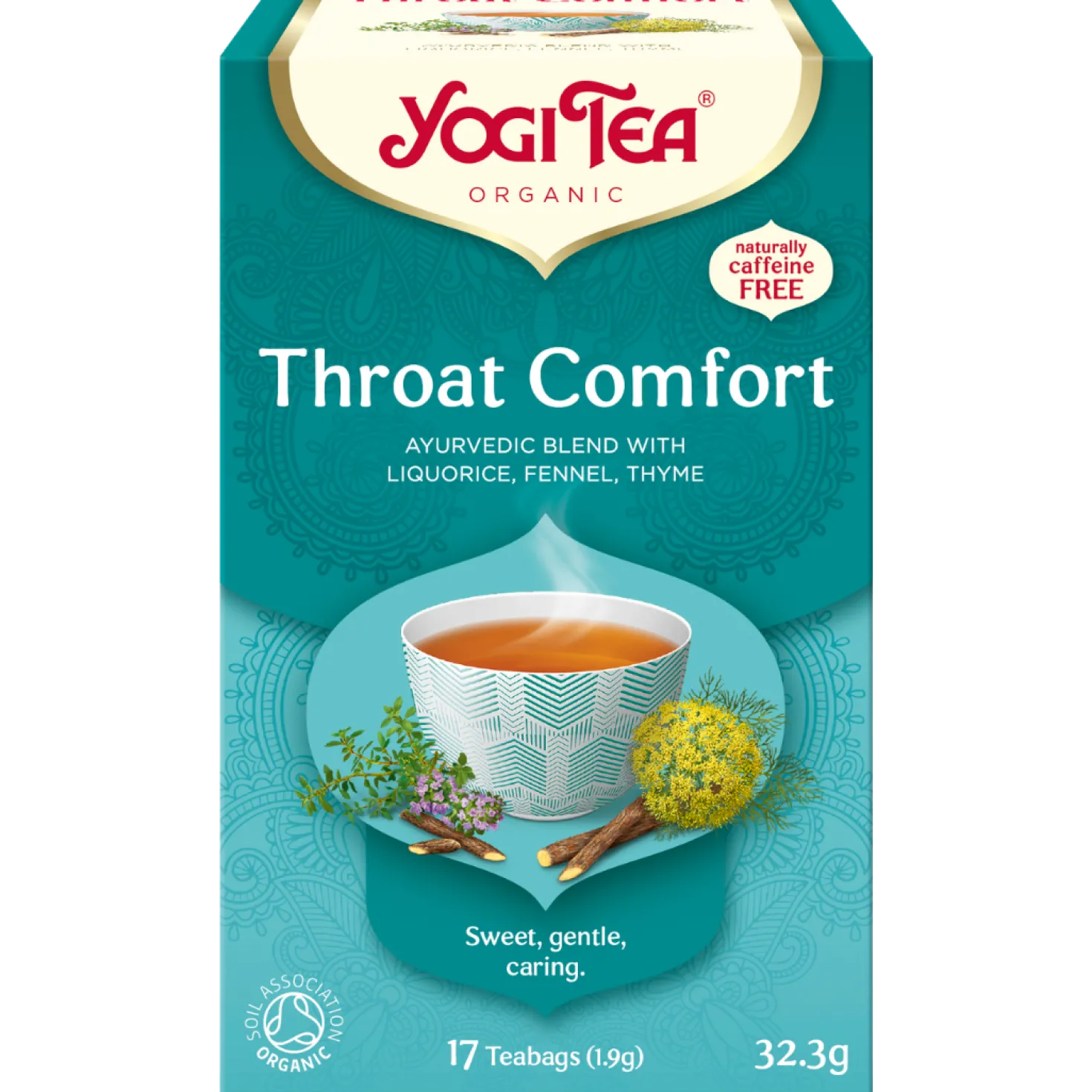 Yogi Tea Throat Comfort - kurkkua rauhoittava tee 17 teepussia