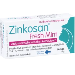 Zinkosan Fresh Mint Imeskelytabletti 20 tabl.
